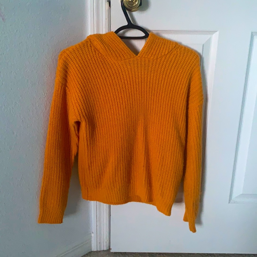 Forever 21 kids orange sweater